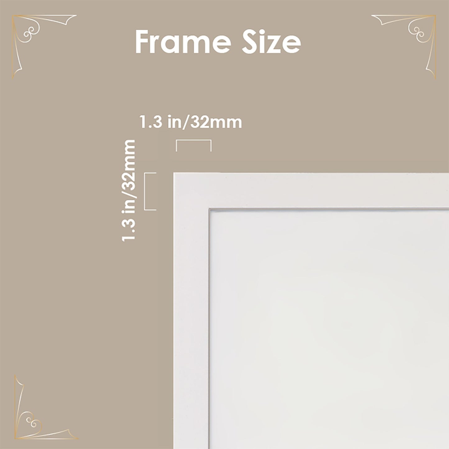 Custom Modern Fashion Vertical Photo Frame 3:4