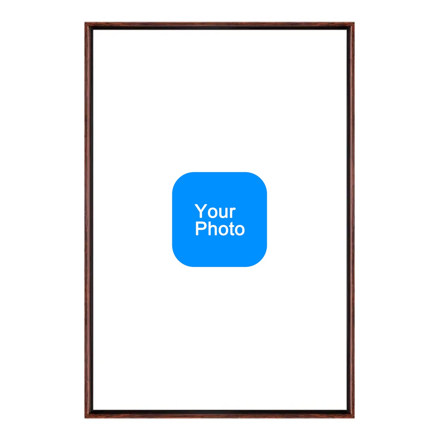 Custom Pet Cat Oil Painting Portrait in 2:3 Floating Frame, Personalized Vertical Wall Art from Photo, Large Framed Oil Painting Canvas, Modern Home Decor