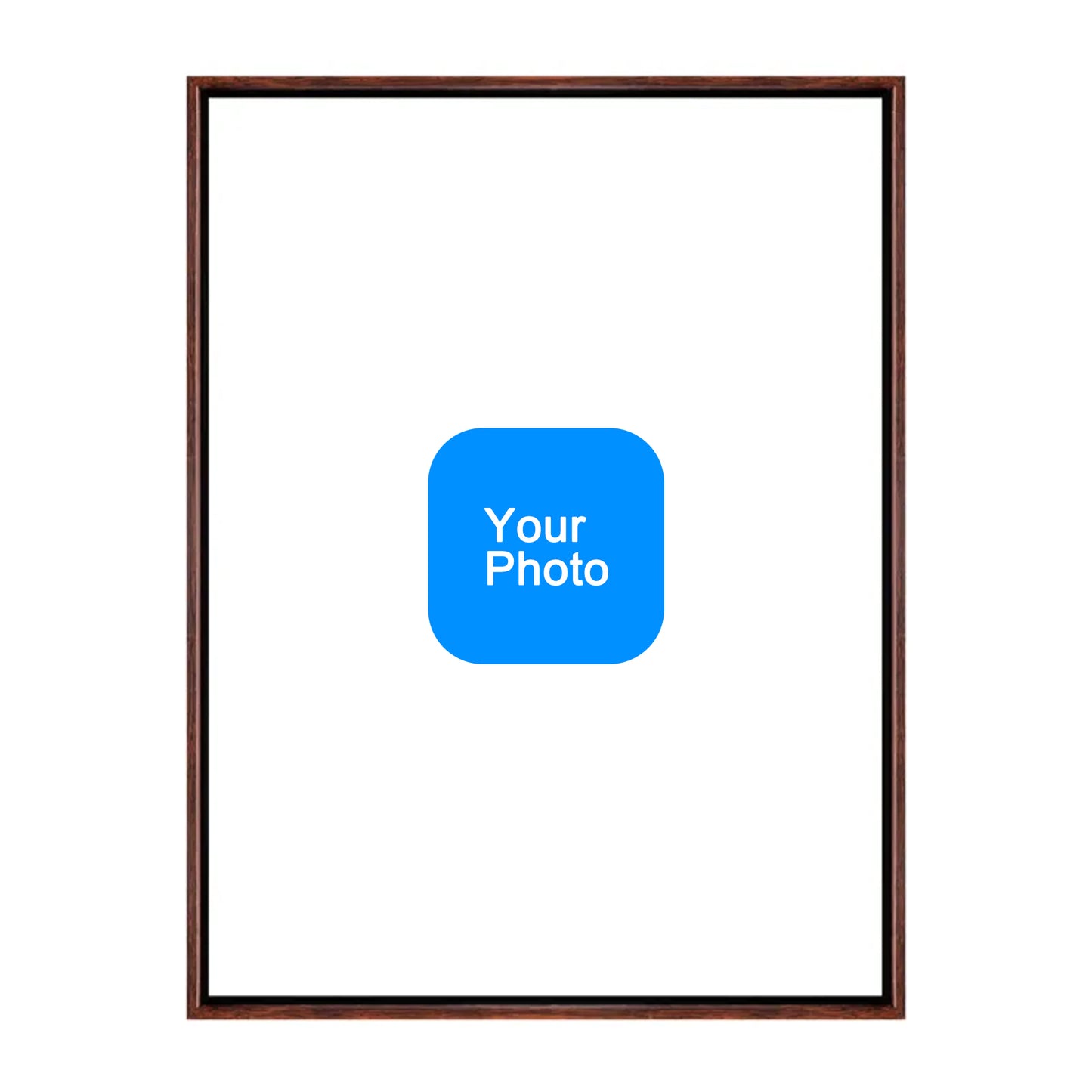 Custom 3:4 Floating Frame Canvas, Personalized Pet Portrait Wall Art, Modern Gallery Home Decor