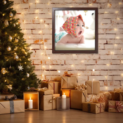 Custom 8x8" Wooden Square Picture Frame