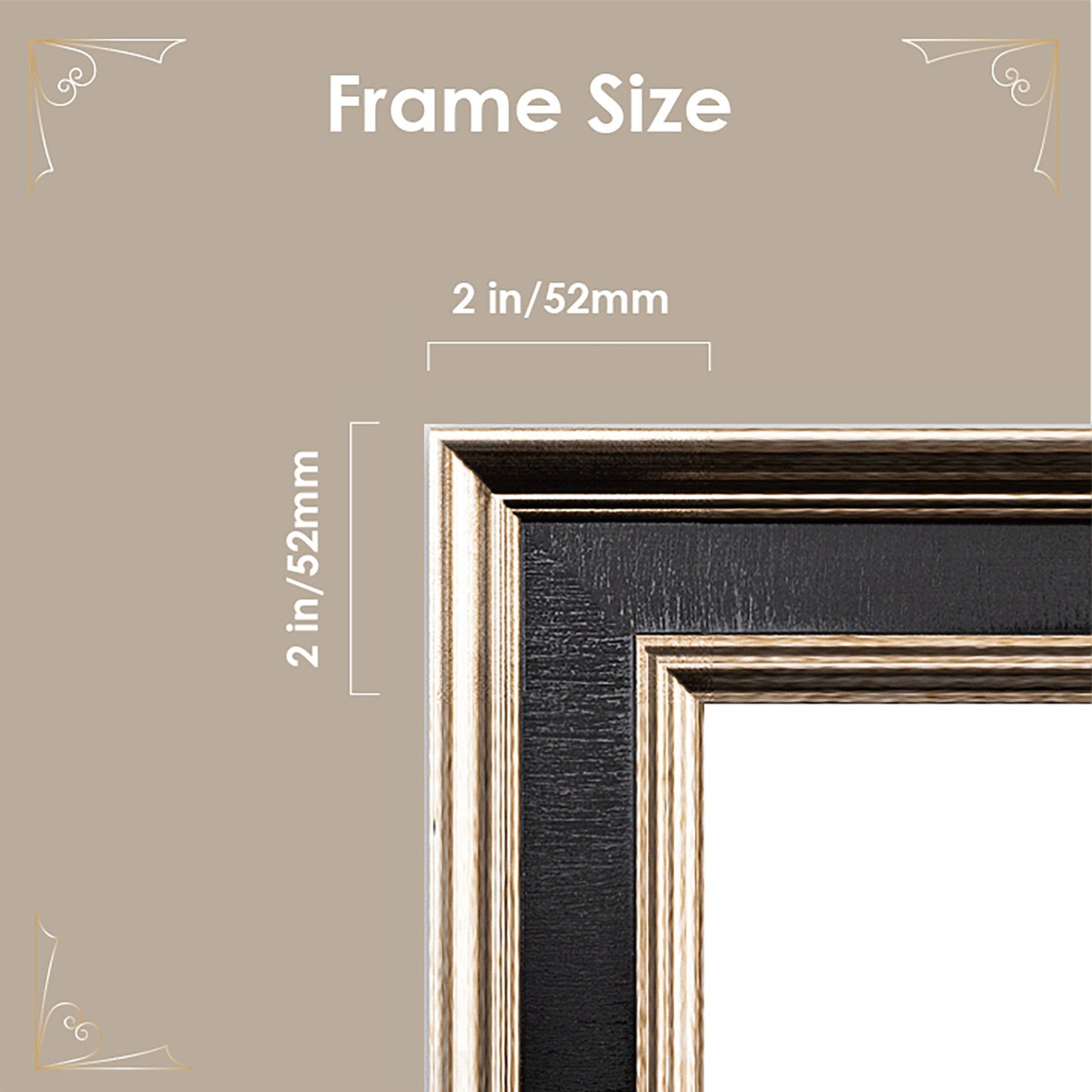 Custom Square Picture Frame 1:1 (8‘’ ~ 32‘’)