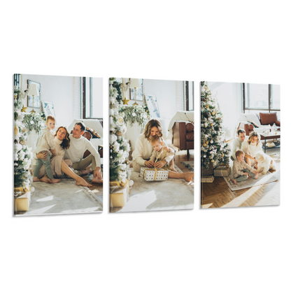 Custom Triptych set Canvas Prints design with multiple images (Vertical format 2:3)