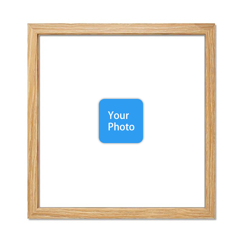Custom 8x8" Wooden Square Picture Frame