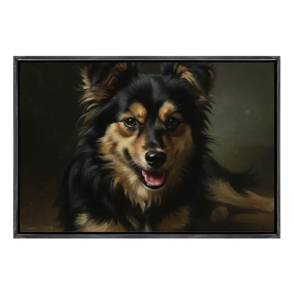 Custom Digital Oil Painting from Photo, 3:2 Floating Frame Canvas, Personalized Portrait Wall Art, Large Framed Oil Portrait, Modern Gallery Home Decor