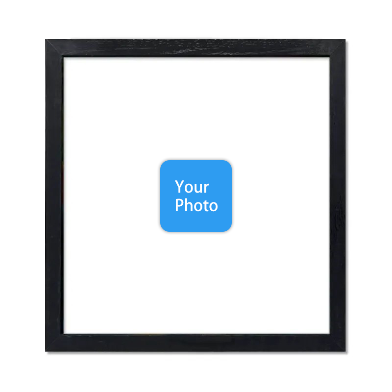 Custom 8x8" Wooden Square Picture Frame