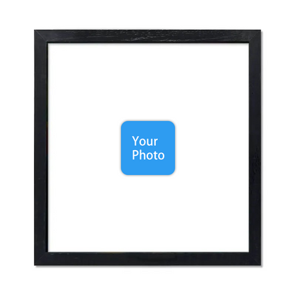 Custom 8x8" Wooden Square Picture Frame