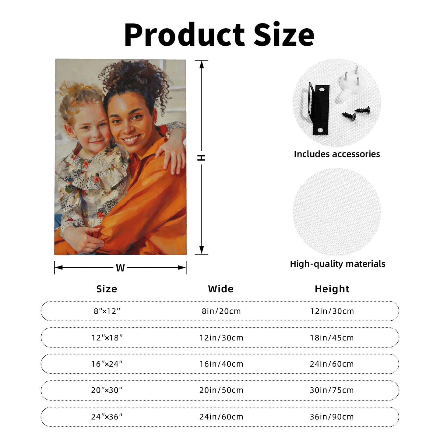 Custom  2:3  Wrapped Canvas Prints