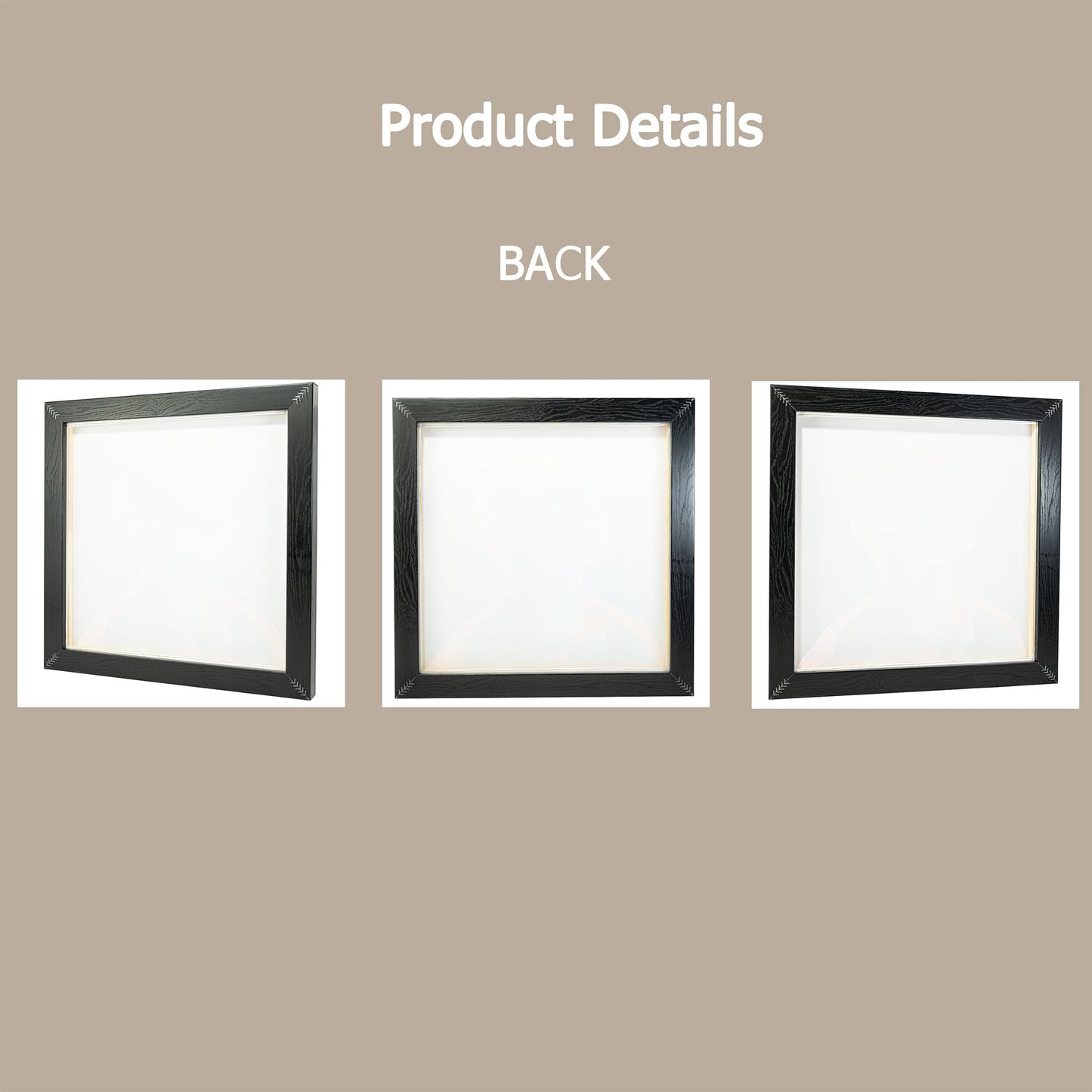 Custom Pet Portrait - Museum Quality Floating Frame Canvas 1:1