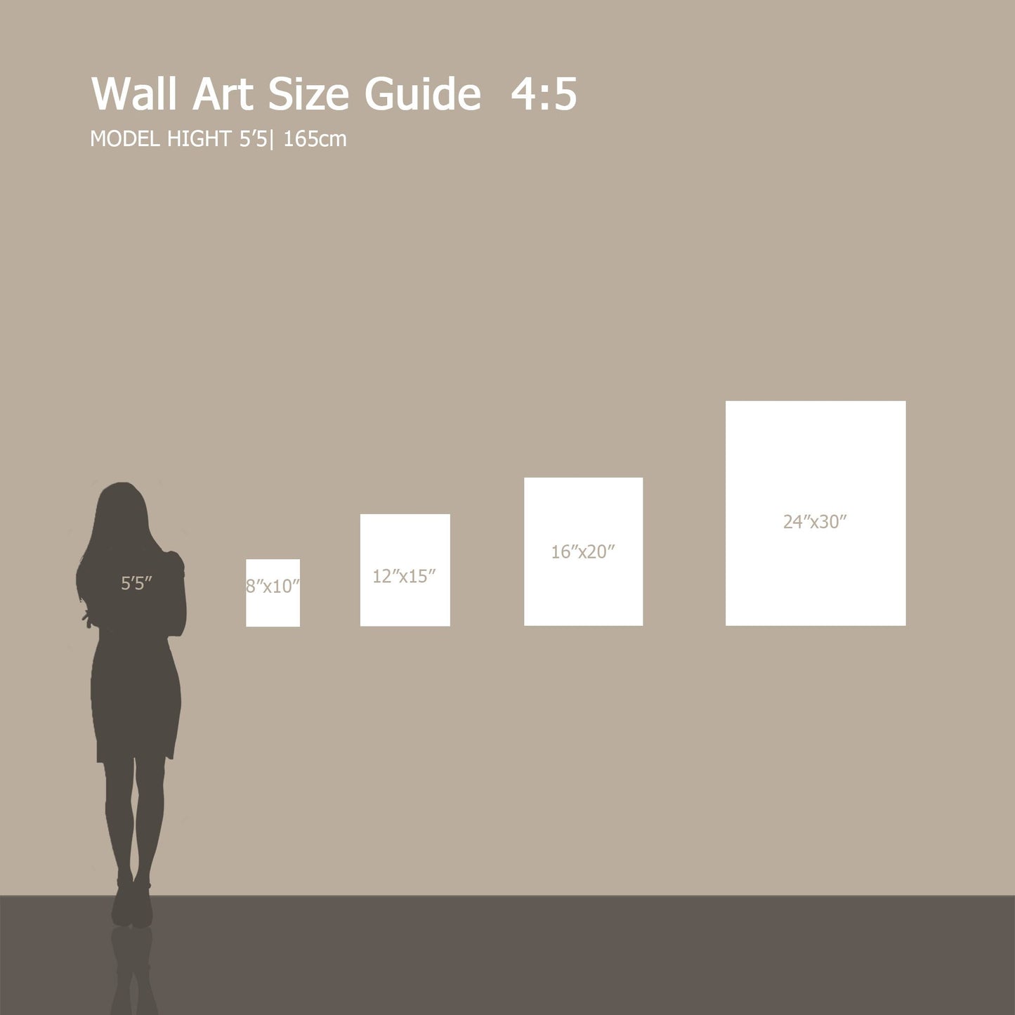 Custom Modern Fashion Vertical Photo Frame 4:5