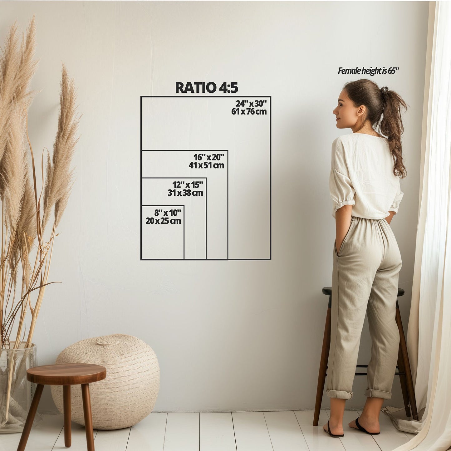 Custom  4:5 Wrapped Canvas Prints