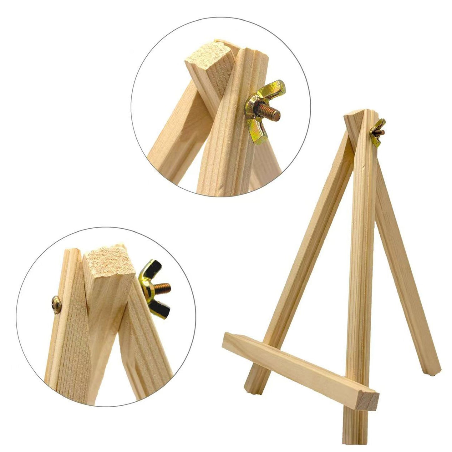 Custom 8x8" Wooden Plaque with Easel Stand