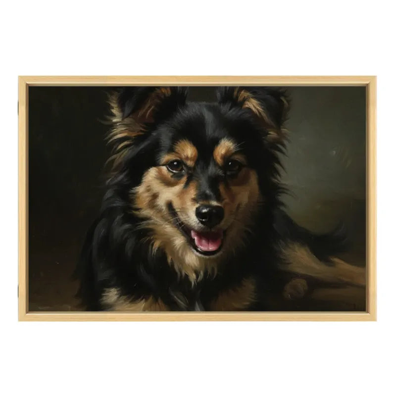 Custom Digital Oil Painting from Photo, 3:2 Floating Frame Canvas, Personalized Portrait Wall Art, Large Framed Oil Portrait, Modern Gallery Home Decor