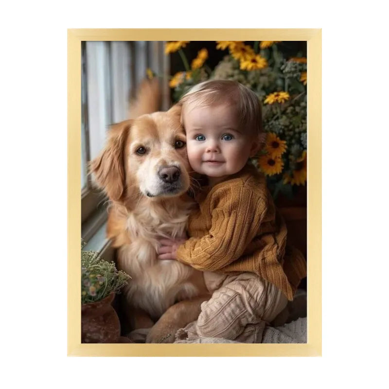 Custom Modern Fashion Vertical Photo Frame 3:4