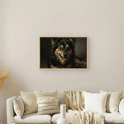 Custom Digital Oil Painting from Photo, 3:2 Floating Frame Canvas, Personalized Portrait Wall Art, Large Framed Oil Portrait, Modern Gallery Home Decor