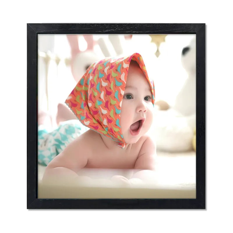 Custom 8x8" Wooden Square Picture Frame