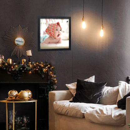 Custom 8x8" Wooden Square Picture Frame