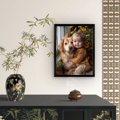 Custom Modern Fashion Vertical Photo Frame 3:4