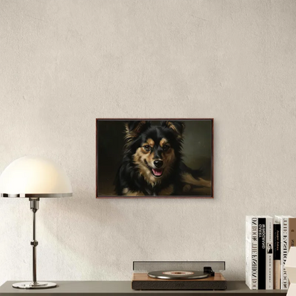 Custom Digital Oil Painting from Photo, 3:2 Floating Frame Canvas, Personalized Portrait Wall Art, Large Framed Oil Portrait, Modern Gallery Home Decor