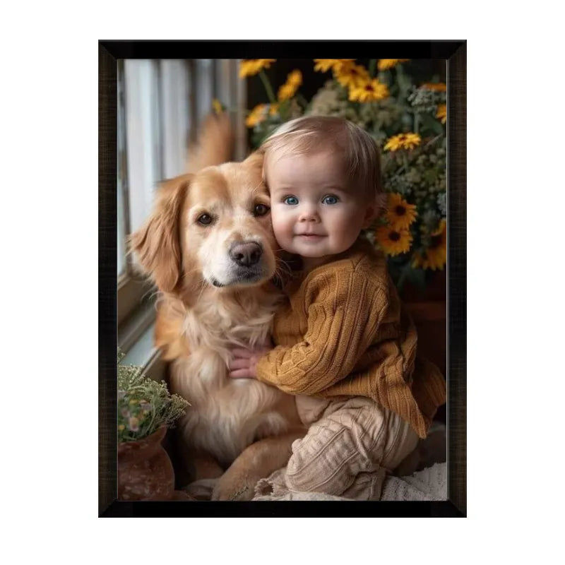 Custom Modern Fashion Vertical Photo Frame 3:4