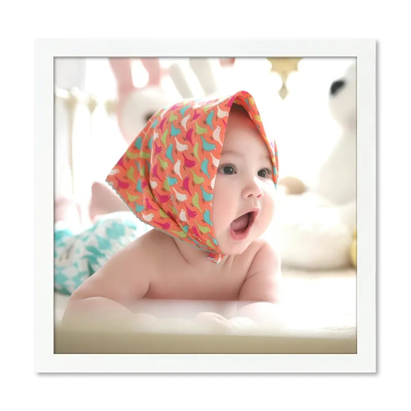 Custom 8x8" Wooden Square Picture Frame