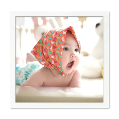 Custom 8x8" Wooden Square Picture Frame