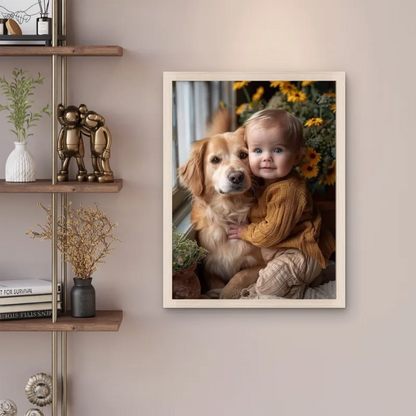 Custom Modern Fashion Vertical Photo Frame 3:4