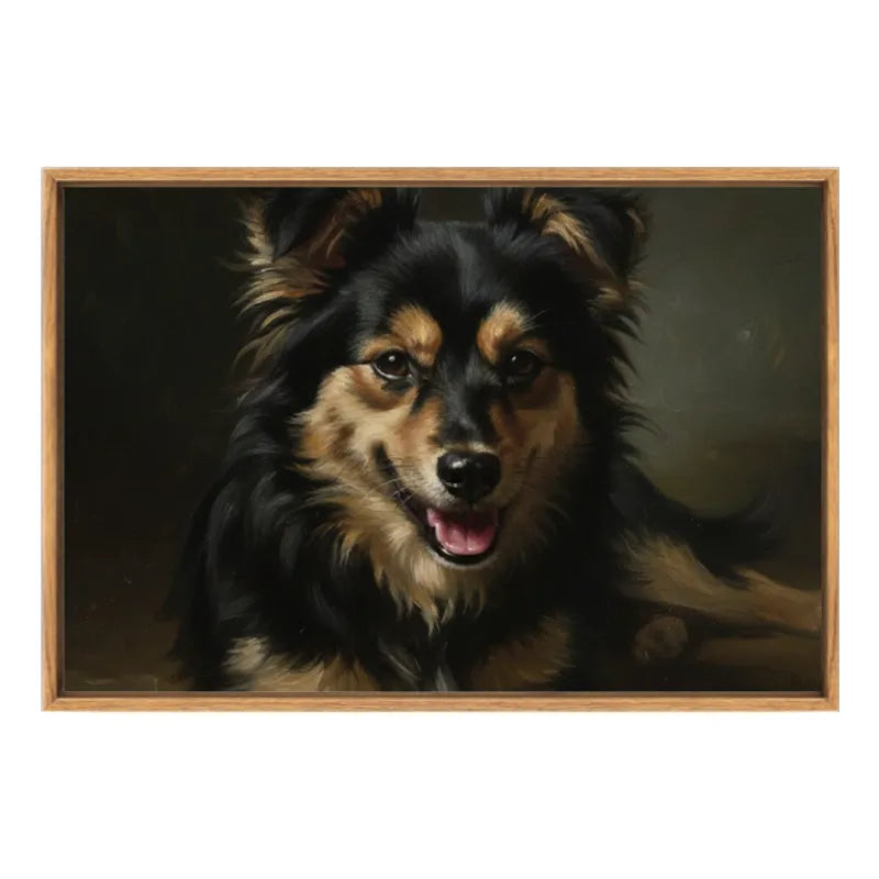 Custom Digital Oil Painting from Photo, 3:2 Floating Frame Canvas, Personalized Portrait Wall Art, Large Framed Oil Portrait, Modern Gallery Home Decor