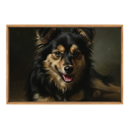 Custom Digital Oil Painting from Photo, 3:2 Floating Frame Canvas, Personalized Portrait Wall Art, Large Framed Oil Portrait, Modern Gallery Home Decor