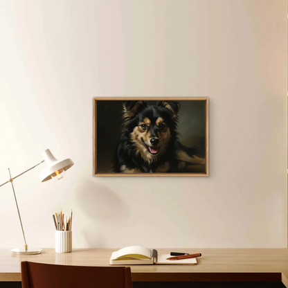 Custom Digital Oil Painting from Photo, 3:2 Floating Frame Canvas, Personalized Portrait Wall Art, Large Framed Oil Portrait, Modern Gallery Home Decor