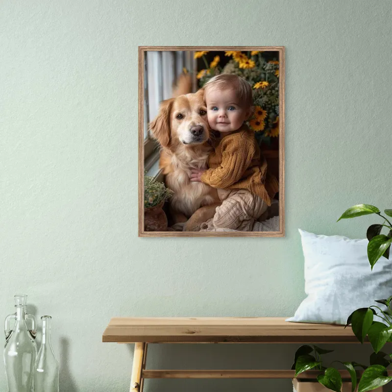 Custom Modern Fashion Vertical Photo Frame 3:4