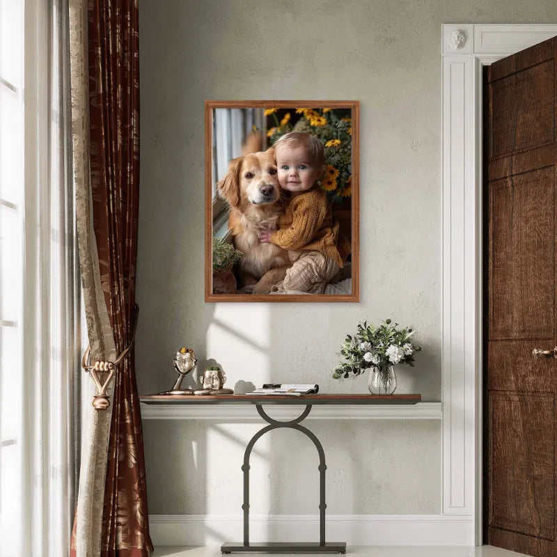 Custom Modern Fashion Vertical Photo Frame 3:4