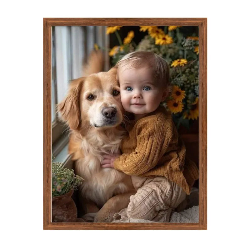 Custom Modern Fashion Vertical Photo Frame 3:4