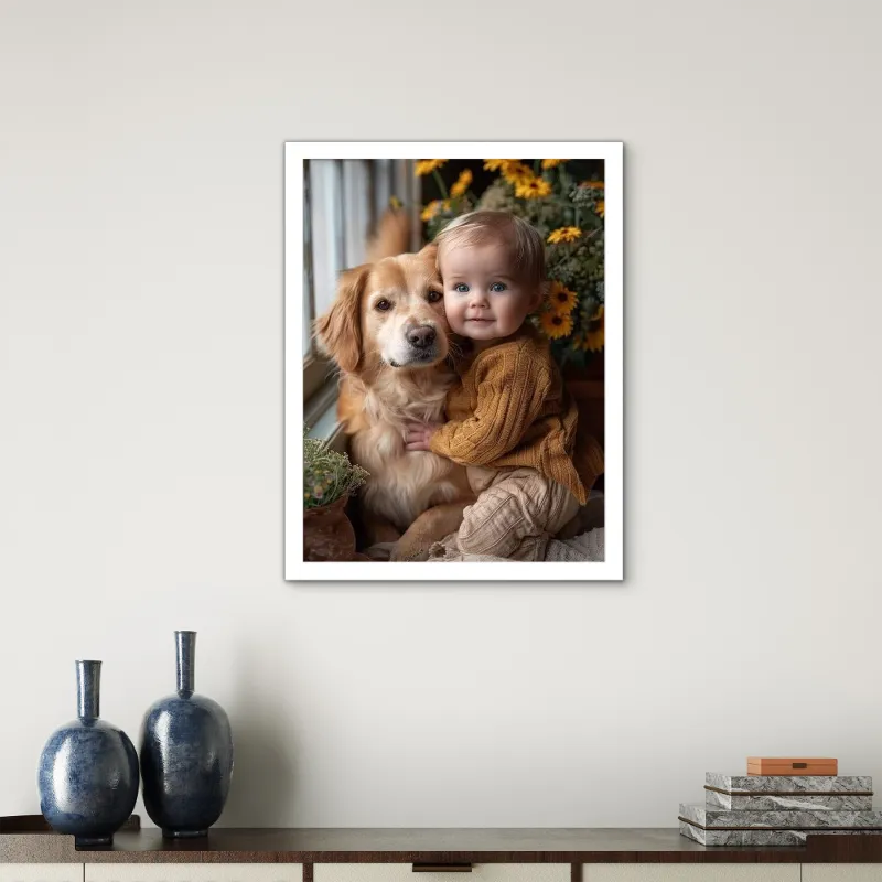 Custom Modern Fashion Vertical Photo Frame 3:4