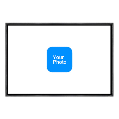 Custom 4:3 Floating Frame Canvas, Personalized Pet Portrait Wall Art,  Modern Gallery Home Decor