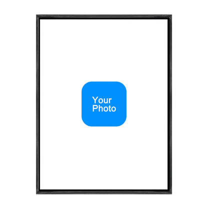 Custom 3:4 Floating Frame Canvas, Personalized Pet Portrait Wall Art,  Modern Gallery Home Decor