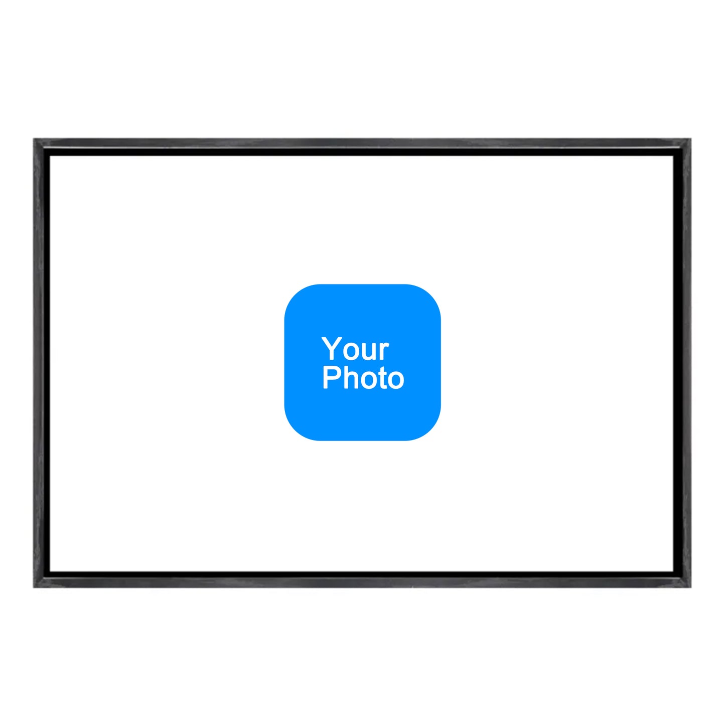 Personalized 5:4 Pet Oil Painting Portrait, Custom Dog & Cat Memorial Gift, Luxury Floating Frame Canvas Art, Bespoke Hand-Painted Style Pet Wall Decor