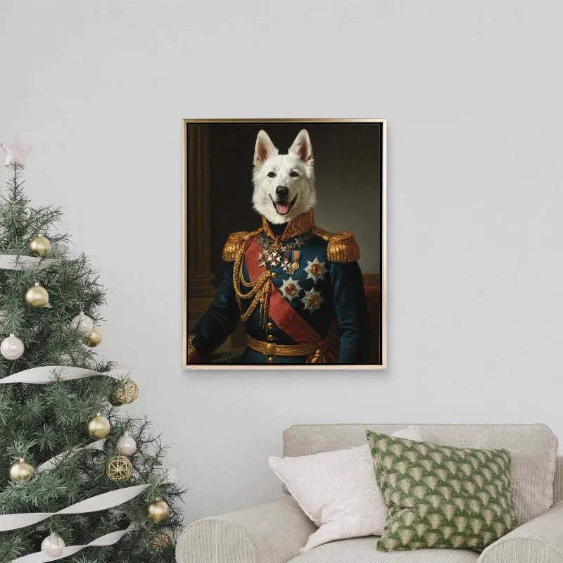 Personalized 4:5 Oil Painting Portrait, Custom Wedding Anniversary Gift, Luxury Floating Frame Canvas Art, Bespoke Hand-Painted Style Wall Decor