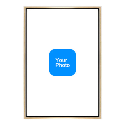 Custom Pet Dog Oil Painting Portrait in 2:3 Floating Frame, Personalized Vertical Wall Art from Photo, Large Framed Oil Painting Canvas, Modern Home Decor