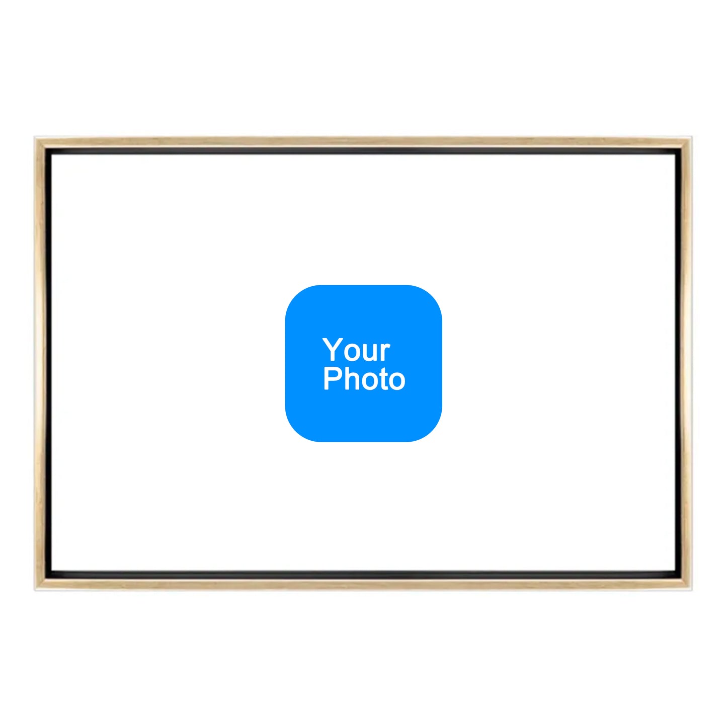 Custom Digital Oil Painting from Photo, 3:2 Floating Frame Canvas, Personalized Portrait Wall Art, Large Framed Oil Portrait, Modern Gallery Home Decor