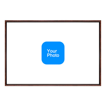 Custom 4:3 Floating Frame Canvas, Personalized Pet Portrait Wall Art,  Modern Gallery Home Decor