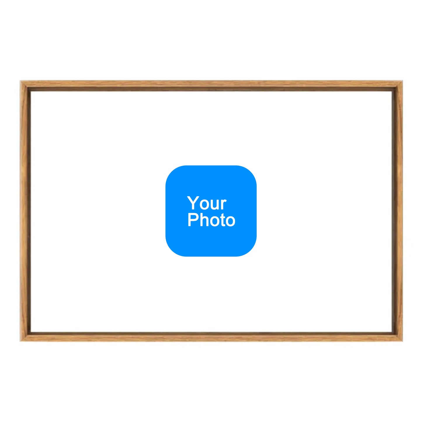 Custom Digital Oil Painting from Photo, 3:2 Floating Frame Canvas, Personalized Portrait Wall Art, Large Framed Oil Portrait, Modern Gallery Home Decor