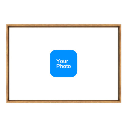 Custom Digital Oil Painting from Photo, 3:2 Floating Frame Canvas, Personalized Portrait Wall Art, Large Framed Oil Portrait, Modern Gallery Home Decor