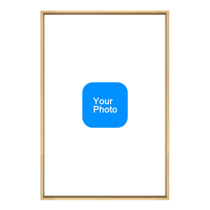 Custom Pet Dog Oil Painting Portrait in 2:3 Floating Frame, Personalized Vertical Wall Art from Photo, Large Framed Oil Painting Canvas, Modern Home Decor