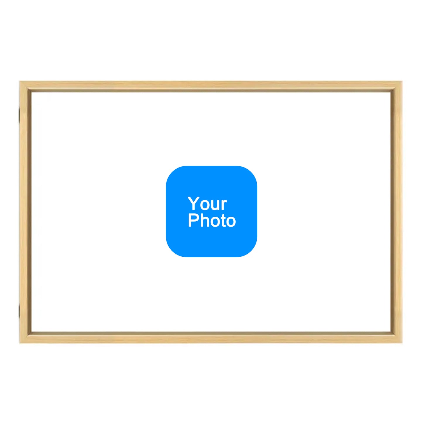 Custom 4:3 Floating Frame Canvas, Personalized Pet Portrait Wall Art,  Modern Gallery Home Decor