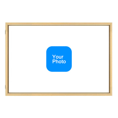 Custom 4:3 Floating Frame Canvas, Personalized Pet Portrait Wall Art,  Modern Gallery Home Decor